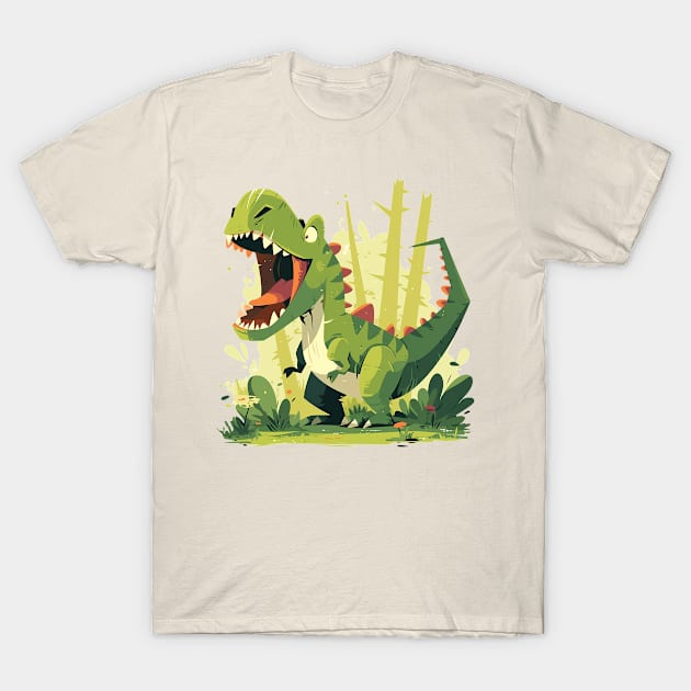 cute dino T-Shirt by Stephanie Francoeur Art